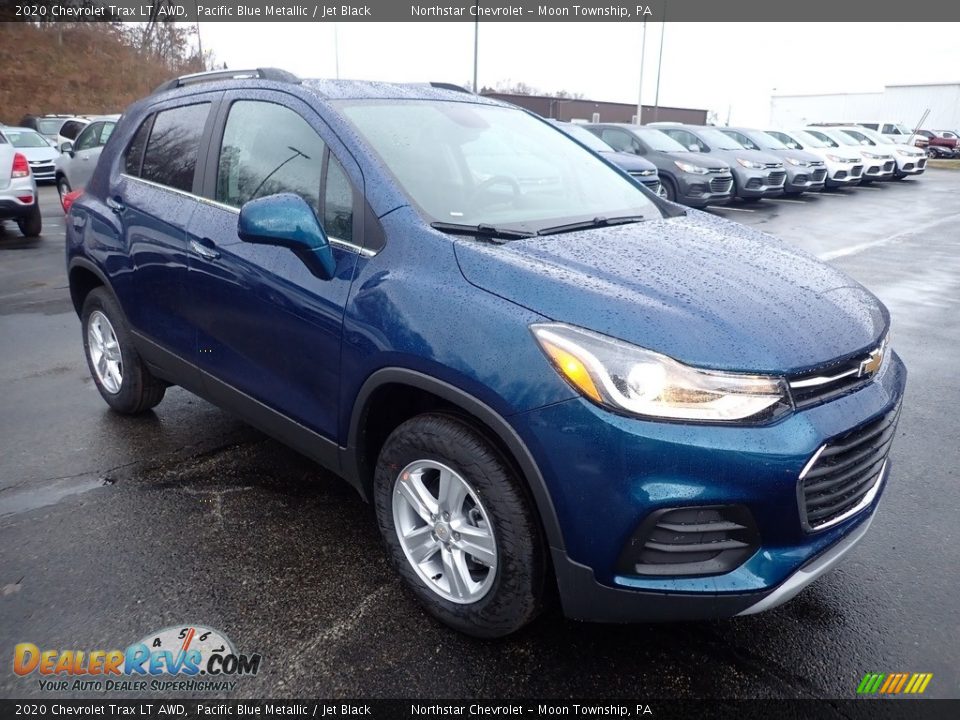 2020 Chevrolet Trax LT AWD Pacific Blue Metallic / Jet Black Photo #7