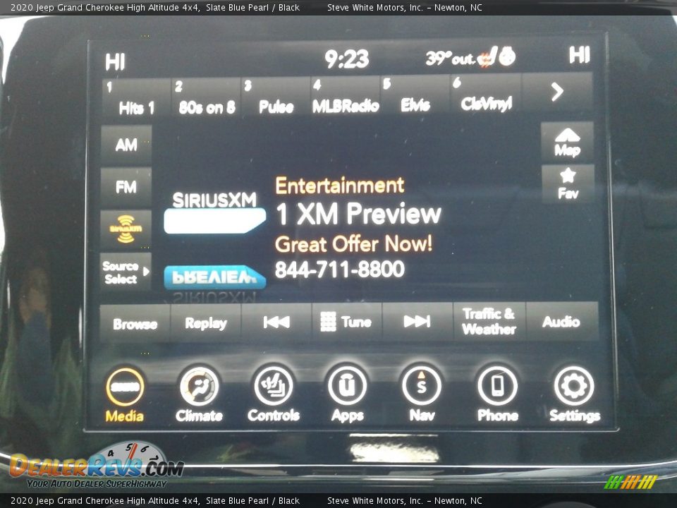 2020 Jeep Grand Cherokee High Altitude 4x4 Slate Blue Pearl / Black Photo #23
