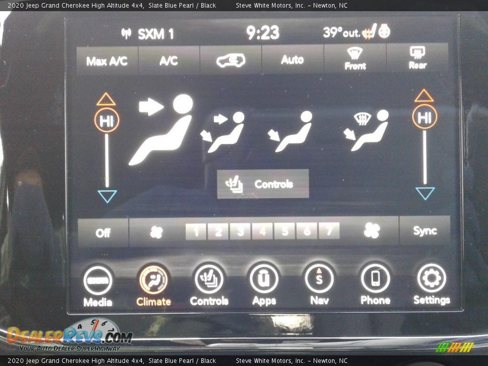 2020 Jeep Grand Cherokee High Altitude 4x4 Slate Blue Pearl / Black Photo #26