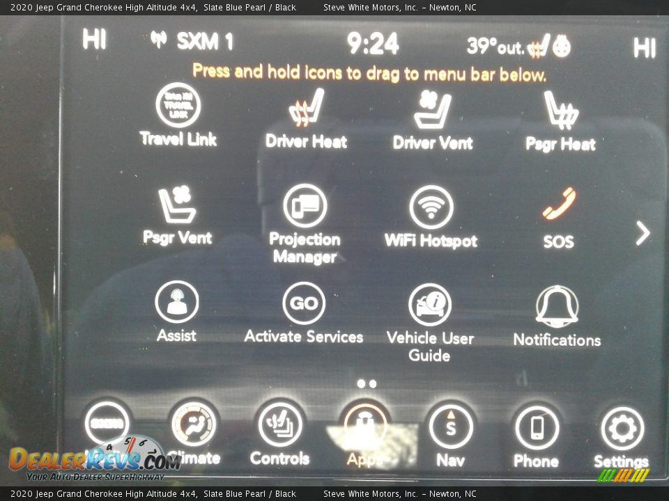 2020 Jeep Grand Cherokee High Altitude 4x4 Slate Blue Pearl / Black Photo #28