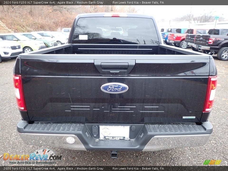 2020 Ford F150 XLT SuperCrew 4x4 Agate Black / Medium Earth Gray Photo #3