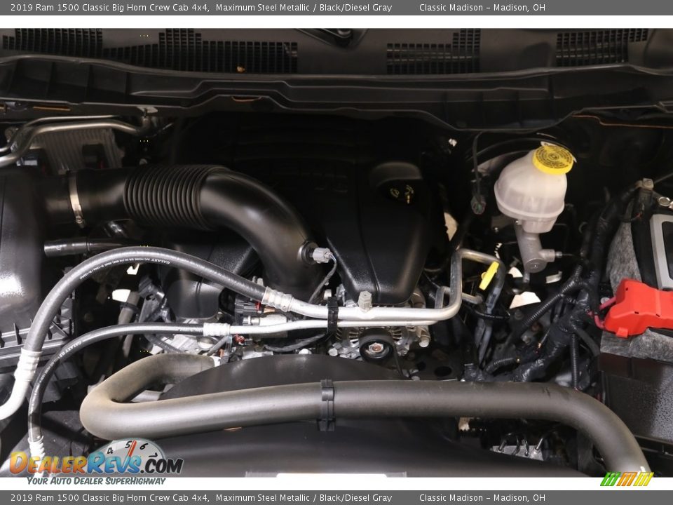 2019 Ram 1500 Classic Big Horn Crew Cab 4x4 Maximum Steel Metallic / Black/Diesel Gray Photo #20