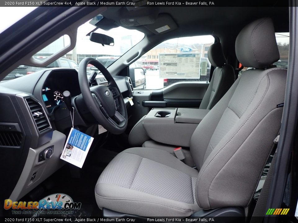 Front Seat of 2020 Ford F150 XLT SuperCrew 4x4 Photo #12