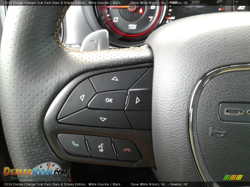 2019 Dodge Charger Scat Pack Stars & Stripes Edition White Knuckle / Black Photo #16