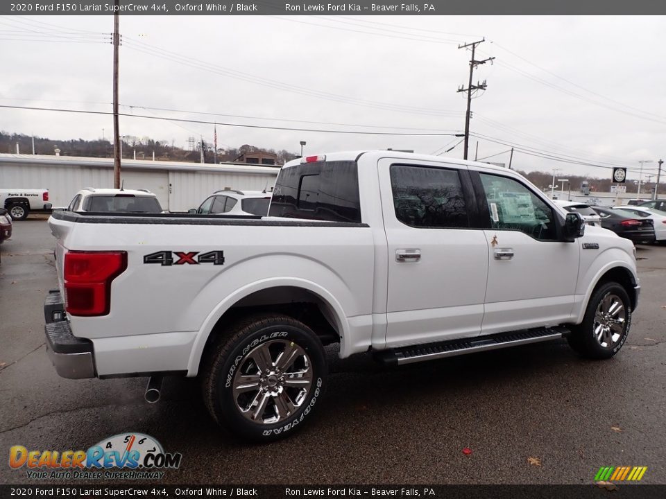 2020 Ford F150 Lariat SuperCrew 4x4 Oxford White / Black Photo #2