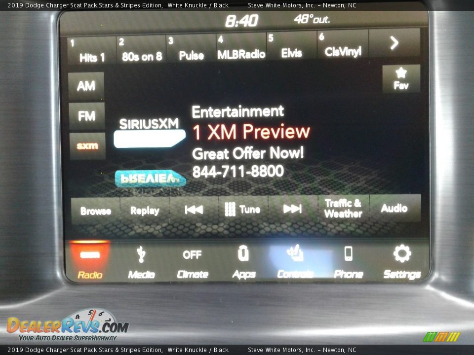 2019 Dodge Charger Scat Pack Stars & Stripes Edition White Knuckle / Black Photo #20