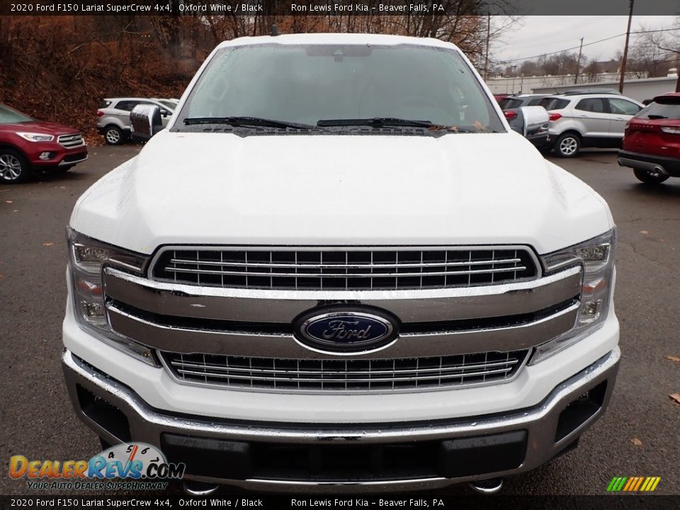 2020 Ford F150 Lariat SuperCrew 4x4 Oxford White / Black Photo #7
