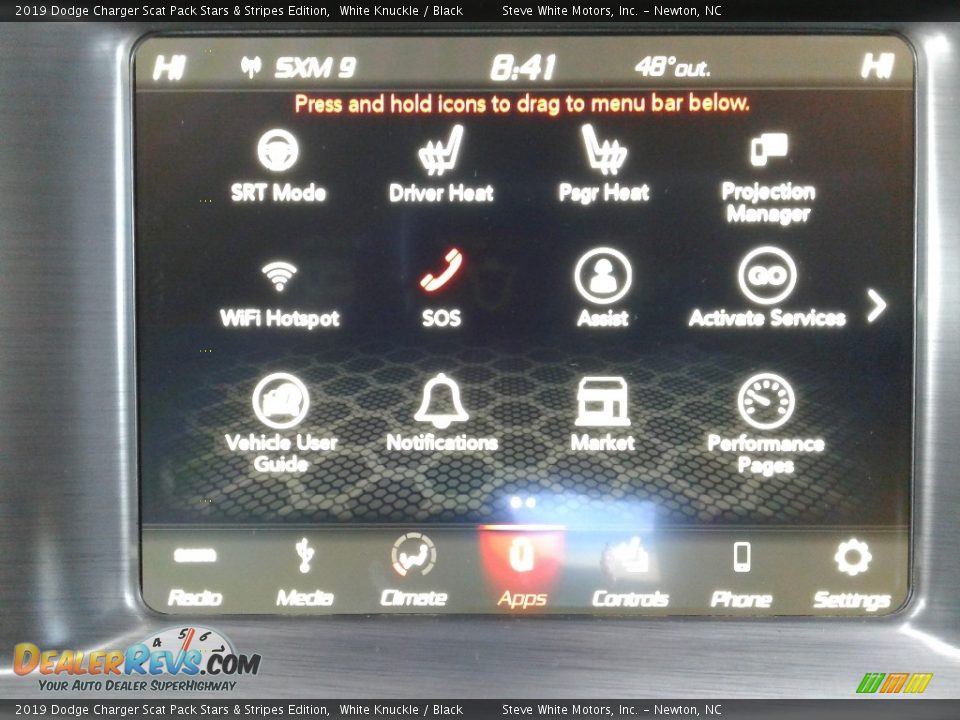 2019 Dodge Charger Scat Pack Stars & Stripes Edition White Knuckle / Black Photo #24