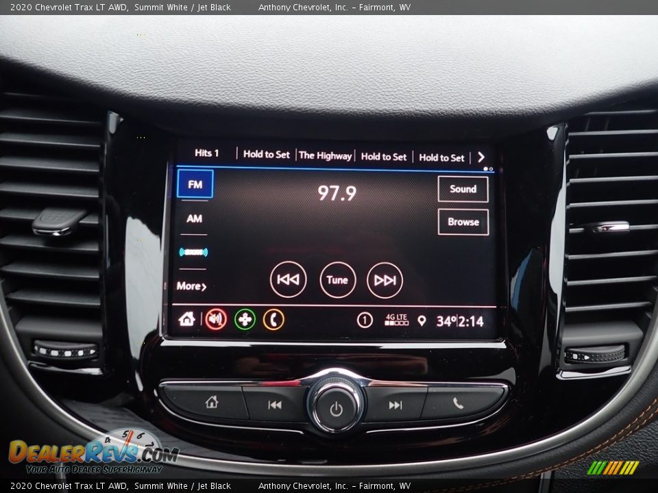 2020 Chevrolet Trax LT AWD Summit White / Jet Black Photo #17