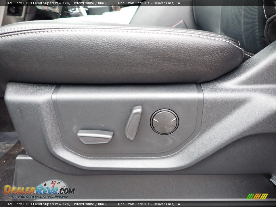 2020 Ford F150 Lariat SuperCrew 4x4 Oxford White / Black Photo #12