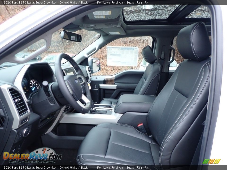2020 Ford F150 Lariat SuperCrew 4x4 Oxford White / Black Photo #13
