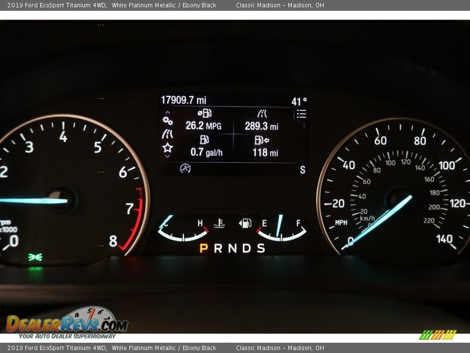 2019 Ford EcoSport Titanium 4WD Gauges Photo #7