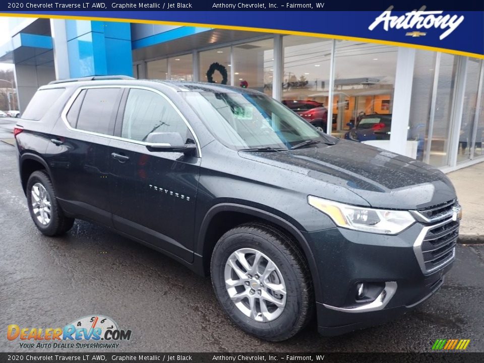 2020 Chevrolet Traverse LT AWD Graphite Metallic / Jet Black Photo #1