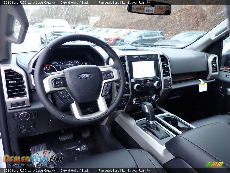 2020 Ford F150 Lariat SuperCrew 4x4 Oxford White / Black Photo #15
