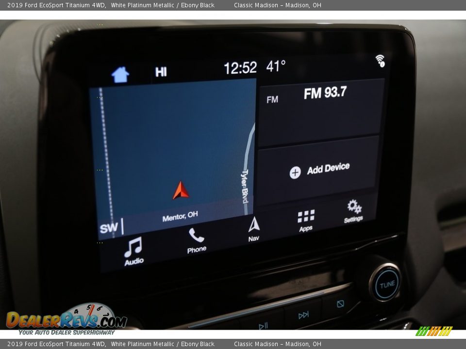 Navigation of 2019 Ford EcoSport Titanium 4WD Photo #9