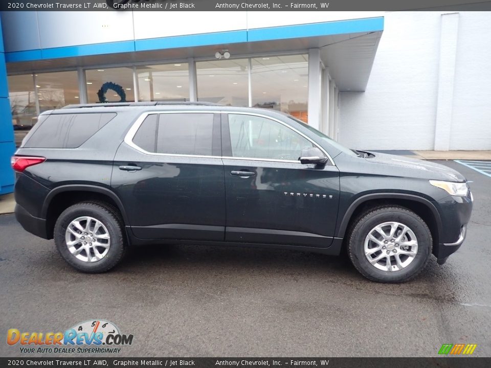 2020 Chevrolet Traverse LT AWD Graphite Metallic / Jet Black Photo #3