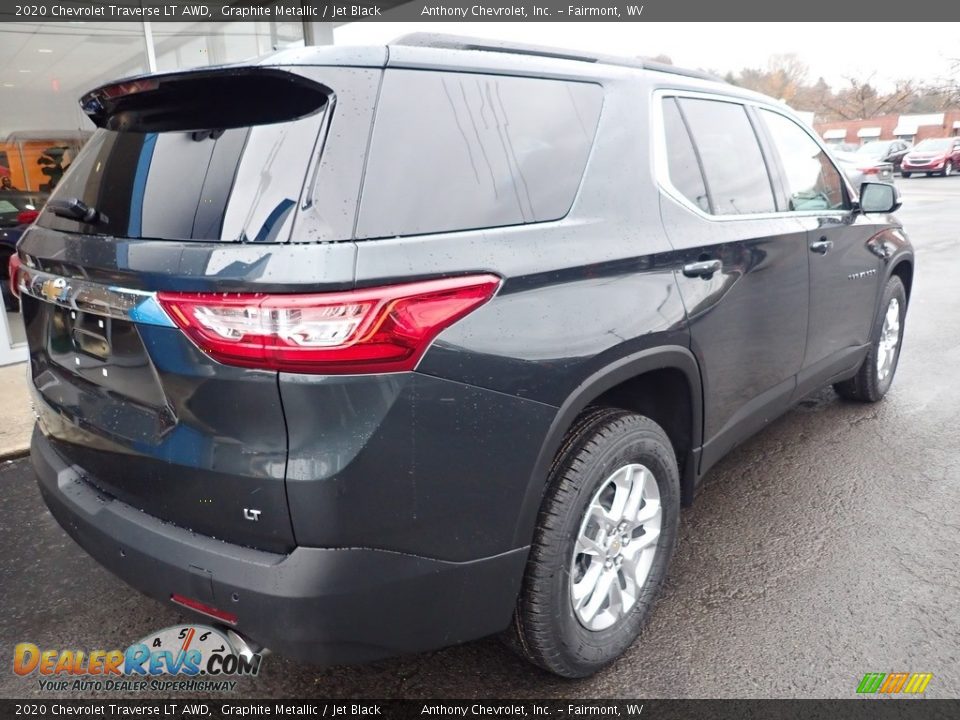 2020 Chevrolet Traverse LT AWD Graphite Metallic / Jet Black Photo #4