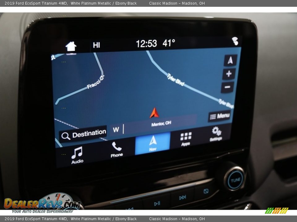 Navigation of 2019 Ford EcoSport Titanium 4WD Photo #12