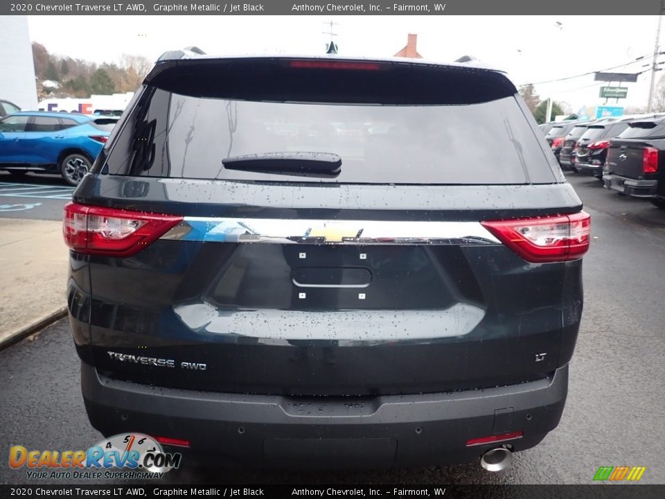 2020 Chevrolet Traverse LT AWD Graphite Metallic / Jet Black Photo #5