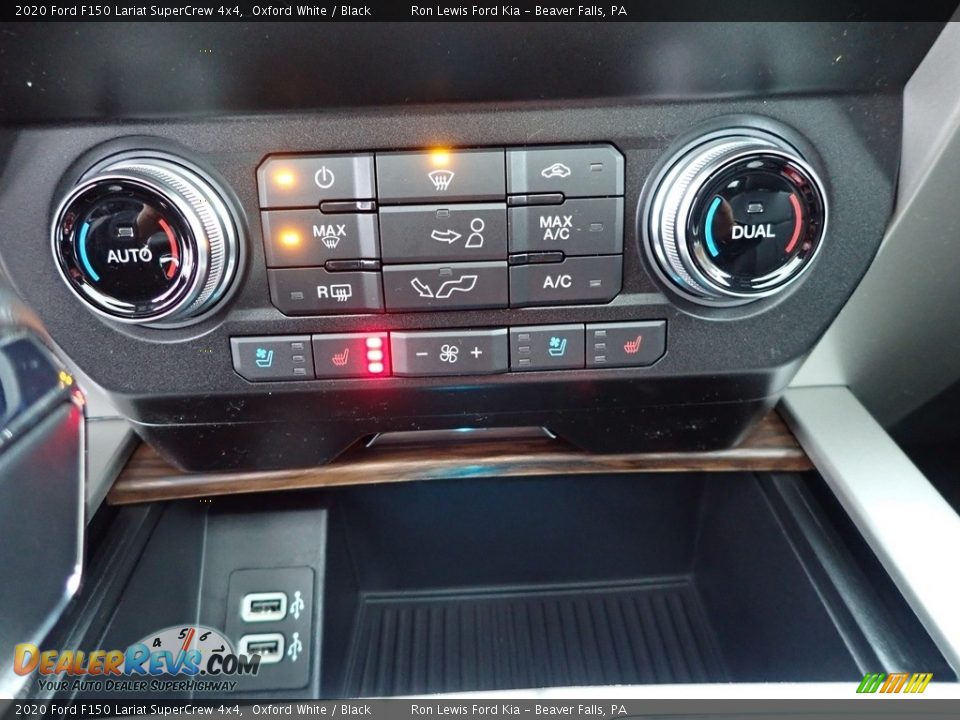 2020 Ford F150 Lariat SuperCrew 4x4 Oxford White / Black Photo #20