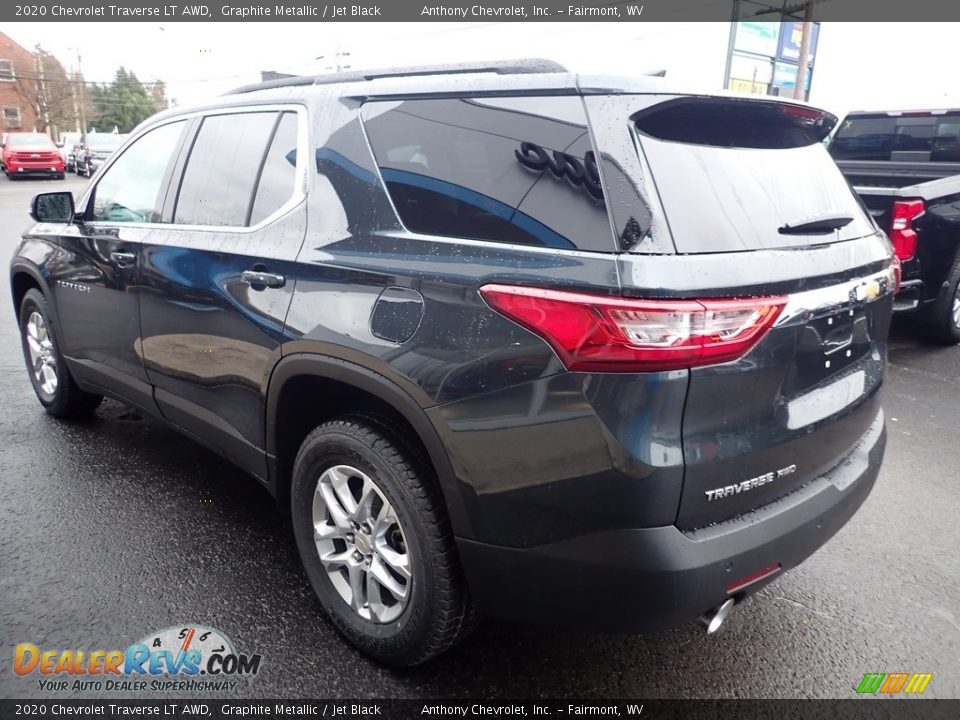 2020 Chevrolet Traverse LT AWD Graphite Metallic / Jet Black Photo #6