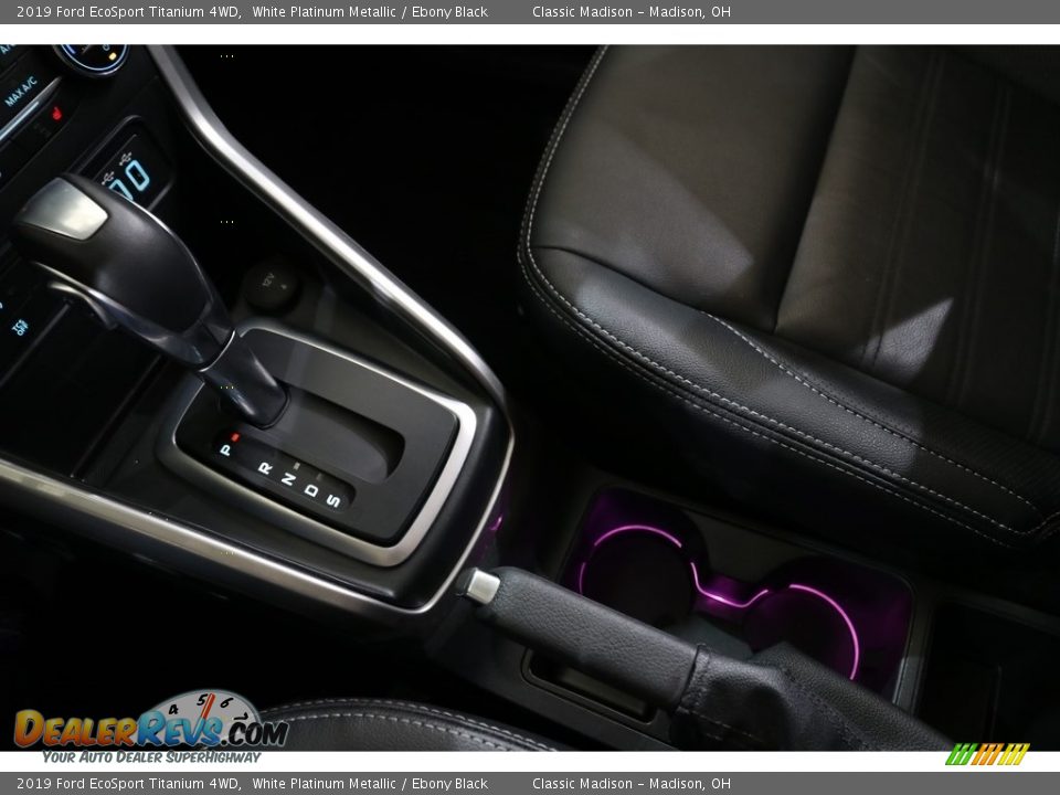 2019 Ford EcoSport Titanium 4WD White Platinum Metallic / Ebony Black Photo #15