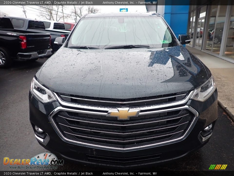 2020 Chevrolet Traverse LT AWD Graphite Metallic / Jet Black Photo #8