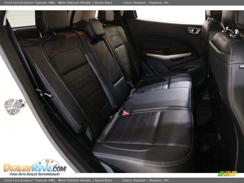 2019 Ford EcoSport Titanium 4WD White Platinum Metallic / Ebony Black Photo #17