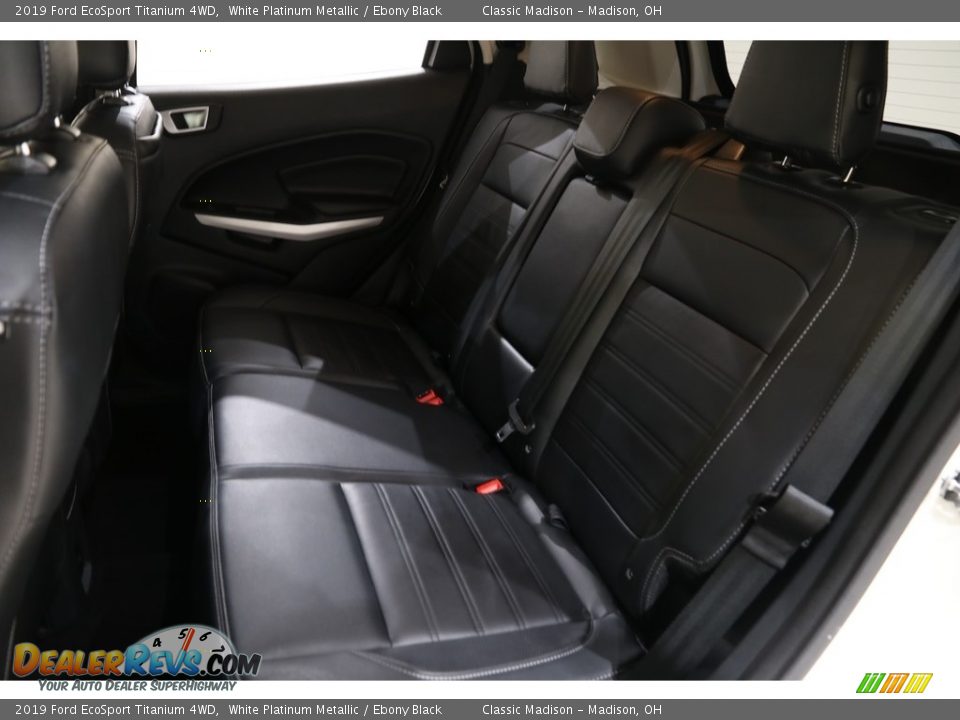 2019 Ford EcoSport Titanium 4WD White Platinum Metallic / Ebony Black Photo #18