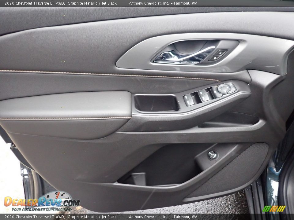 2020 Chevrolet Traverse LT AWD Graphite Metallic / Jet Black Photo #14