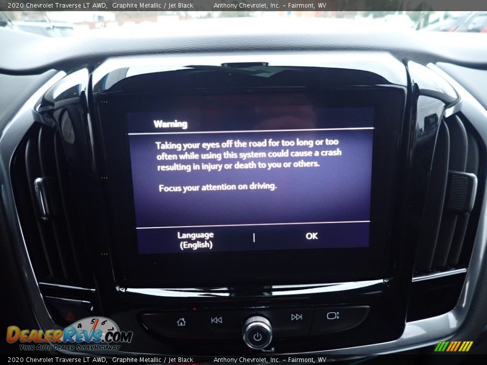 2020 Chevrolet Traverse LT AWD Graphite Metallic / Jet Black Photo #16
