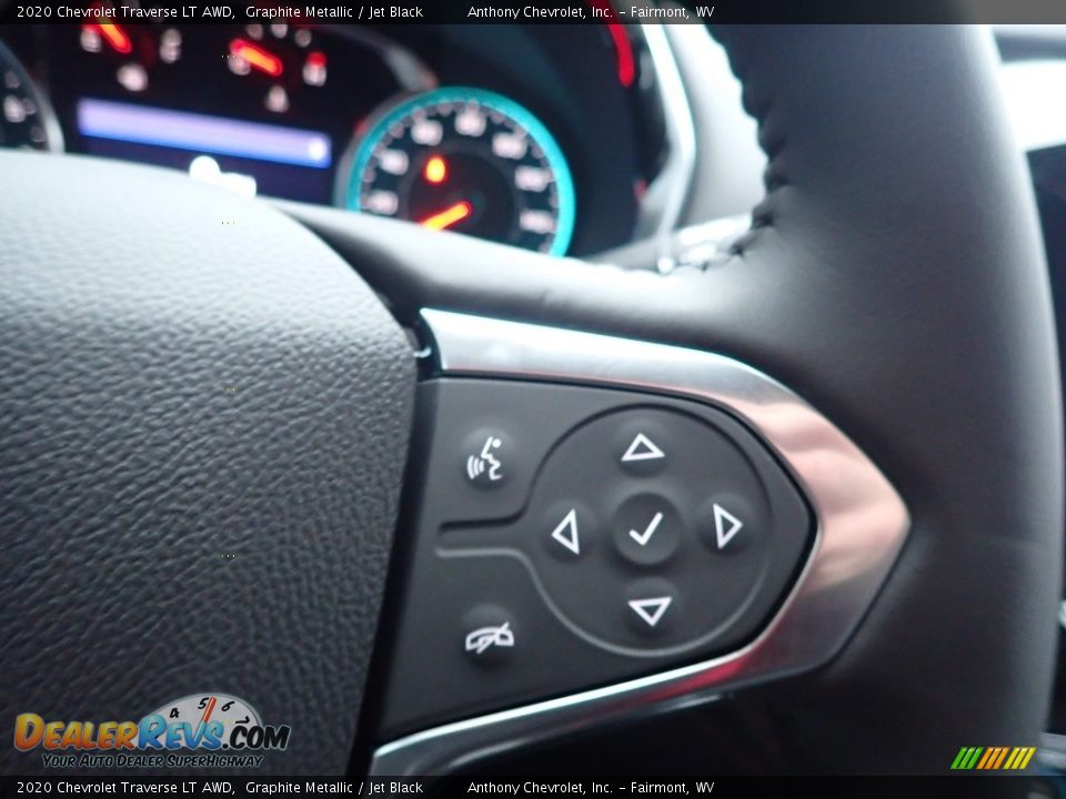2020 Chevrolet Traverse LT AWD Graphite Metallic / Jet Black Photo #18