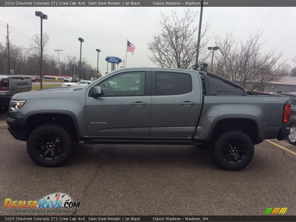 Satin Steel Metallic 2020 Chevrolet Colorado Z71 Crew Cab 4x4 Photo #6