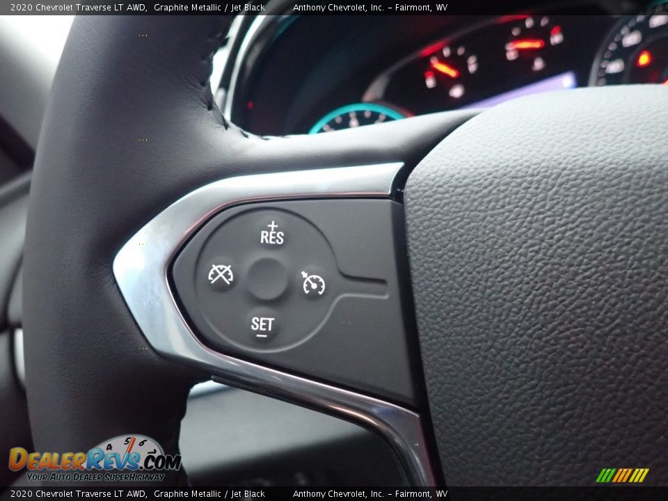 2020 Chevrolet Traverse LT AWD Graphite Metallic / Jet Black Photo #19