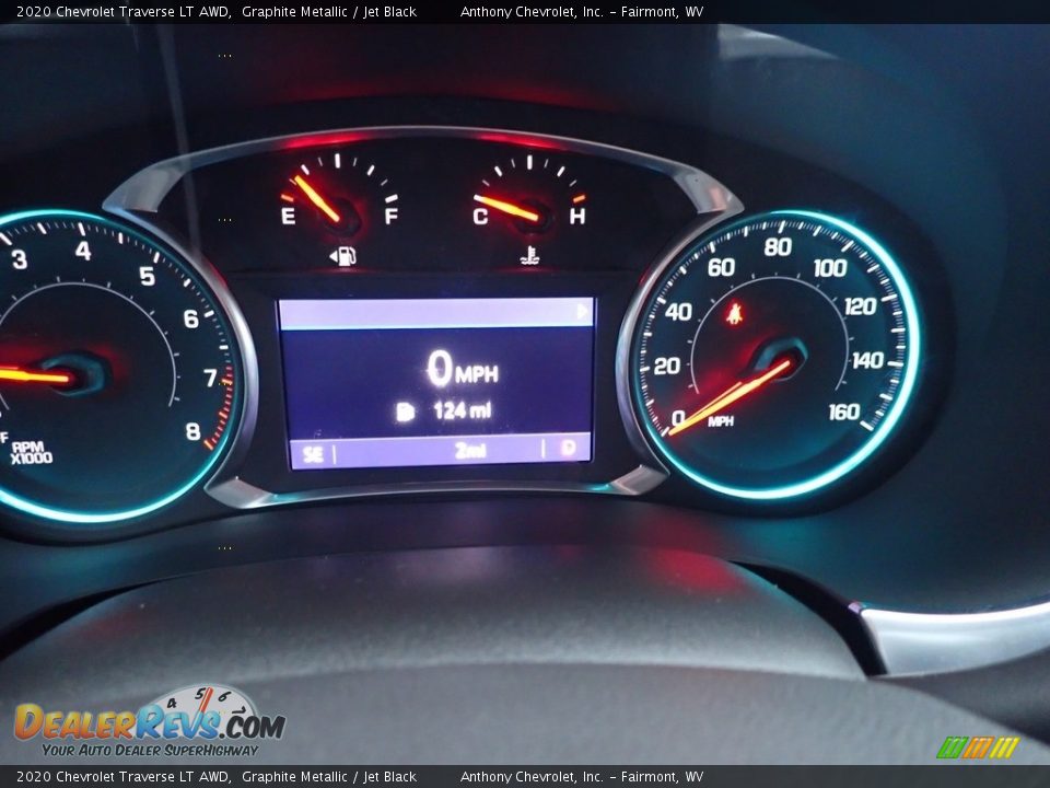 2020 Chevrolet Traverse LT AWD Graphite Metallic / Jet Black Photo #20