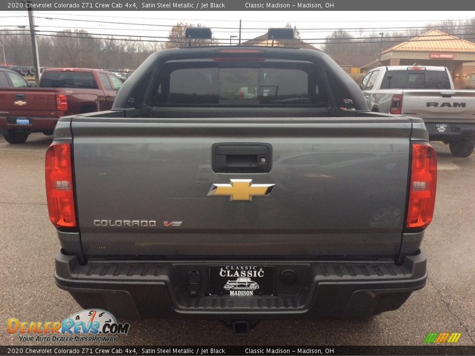 2020 Chevrolet Colorado Z71 Crew Cab 4x4 Satin Steel Metallic / Jet Black Photo #8