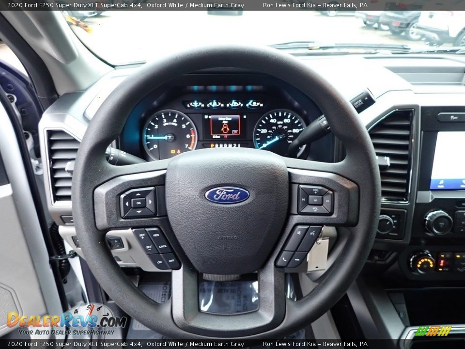 2020 Ford F250 Super Duty XLT SuperCab 4x4 Steering Wheel Photo #17