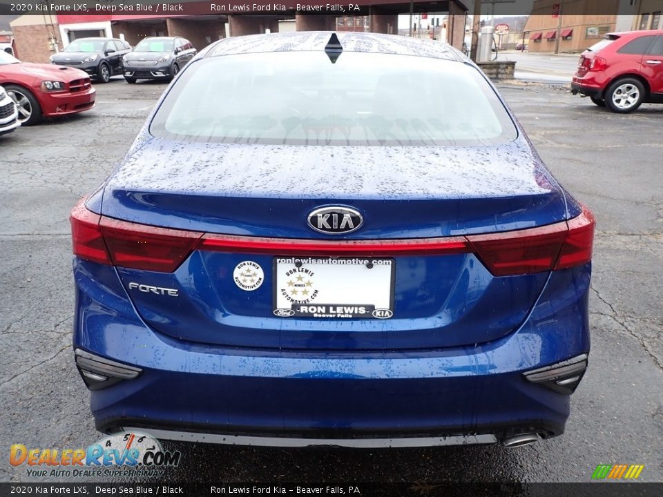 2020 Kia Forte LXS Deep Sea Blue / Black Photo #3