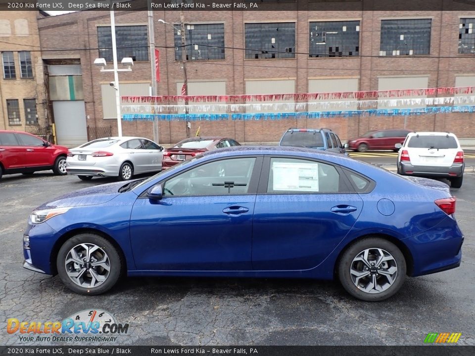 2020 Kia Forte LXS Deep Sea Blue / Black Photo #6