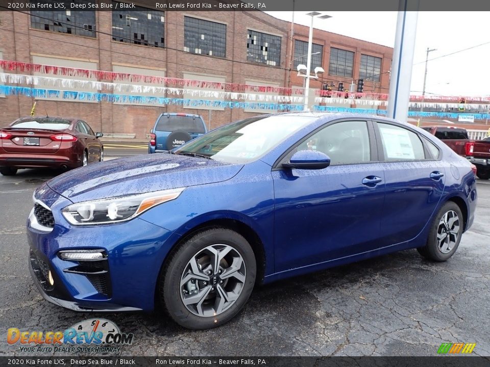 2020 Kia Forte LXS Deep Sea Blue / Black Photo #7
