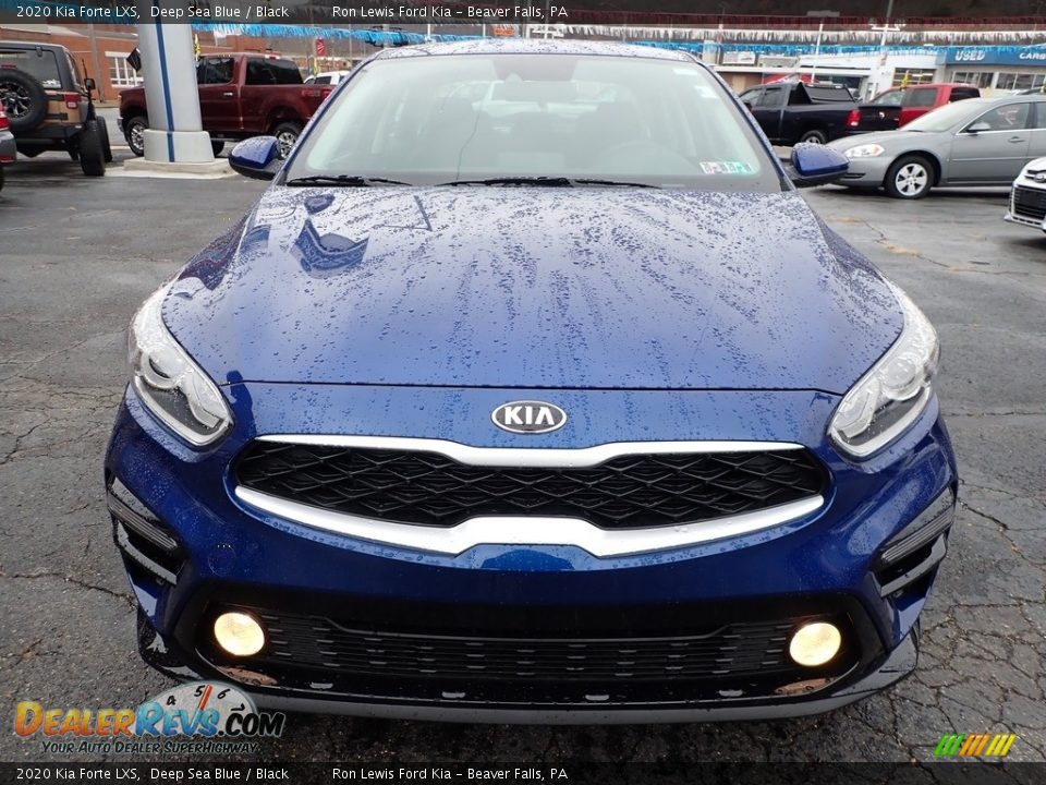 2020 Kia Forte LXS Deep Sea Blue / Black Photo #8