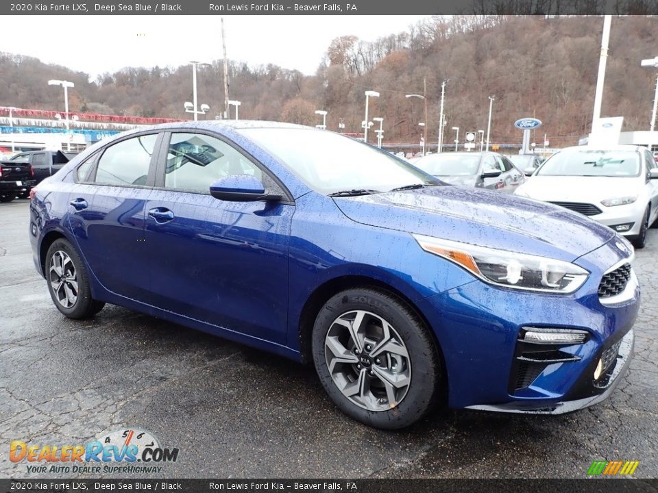 2020 Kia Forte LXS Deep Sea Blue / Black Photo #9
