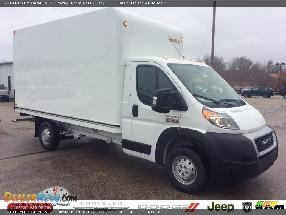 2019 Ram ProMaster 3500 Cutaway Bright White / Black Photo #1