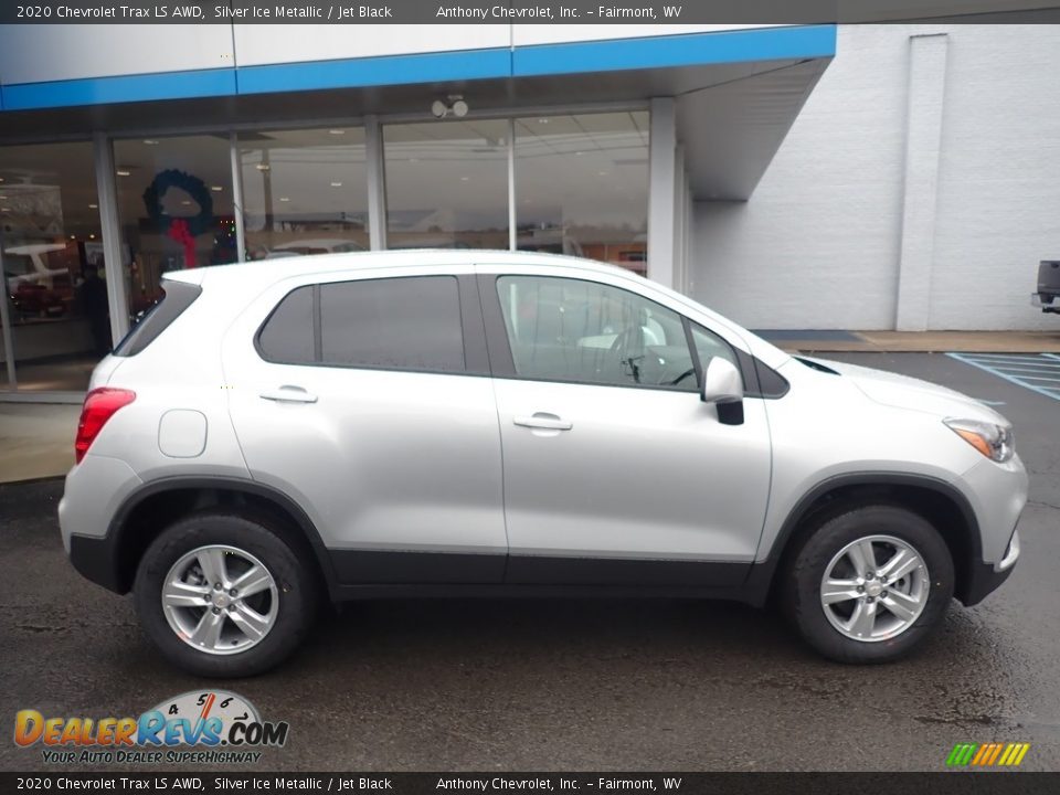 2020 Chevrolet Trax LS AWD Silver Ice Metallic / Jet Black Photo #3