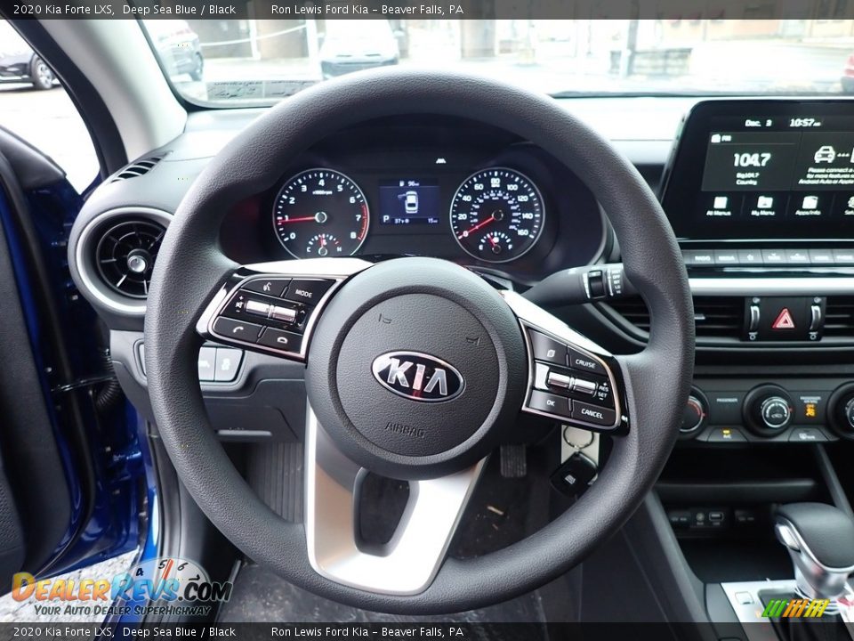 2020 Kia Forte LXS Deep Sea Blue / Black Photo #17