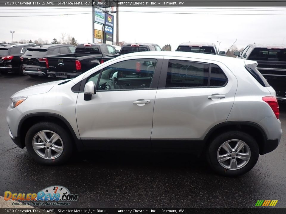 2020 Chevrolet Trax LS AWD Silver Ice Metallic / Jet Black Photo #7