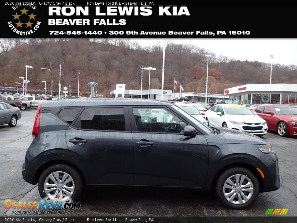2020 Kia Soul LX Gravity Gray / Black Photo #1