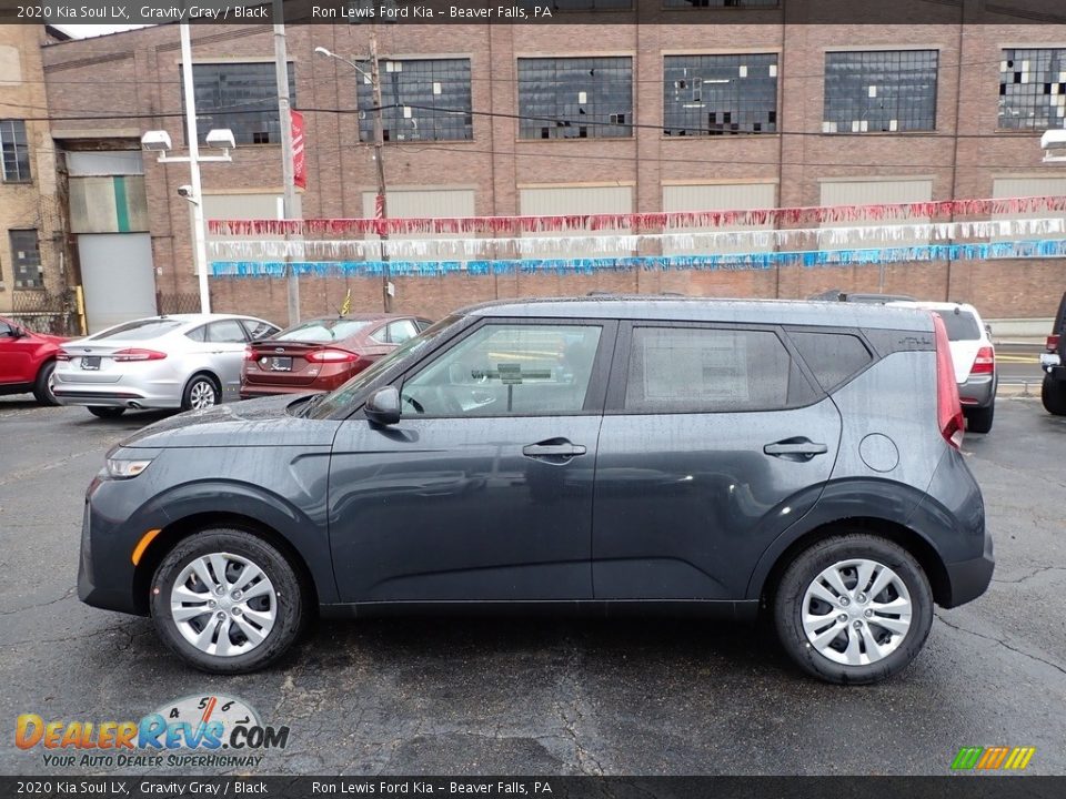 2020 Kia Soul LX Gravity Gray / Black Photo #6
