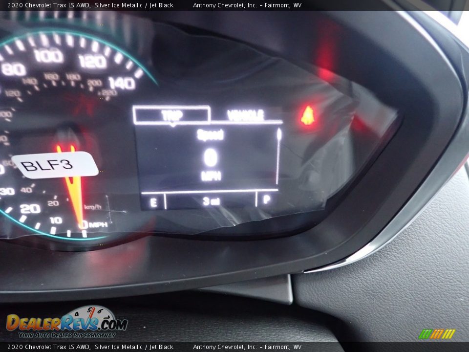 2020 Chevrolet Trax LS AWD Silver Ice Metallic / Jet Black Photo #17