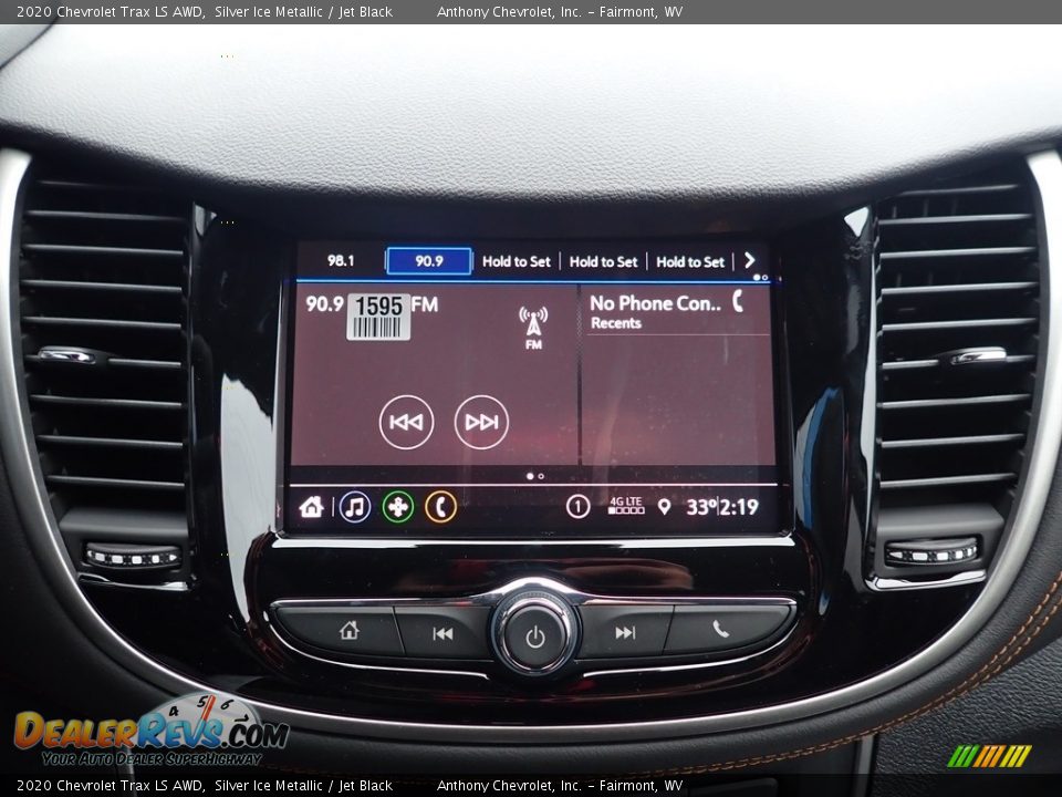 2020 Chevrolet Trax LS AWD Silver Ice Metallic / Jet Black Photo #18